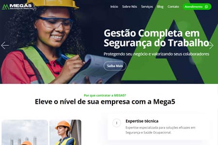 Criação de Sites Segurança dop Trabalho